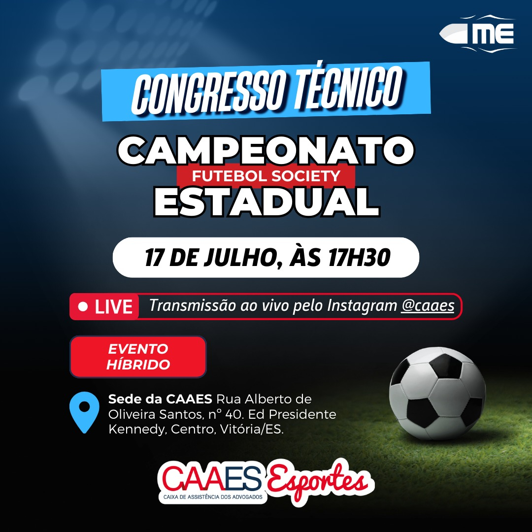 CAAES realiza Congresso Técnico para definir jogos do Campeonato de Futebol 2024