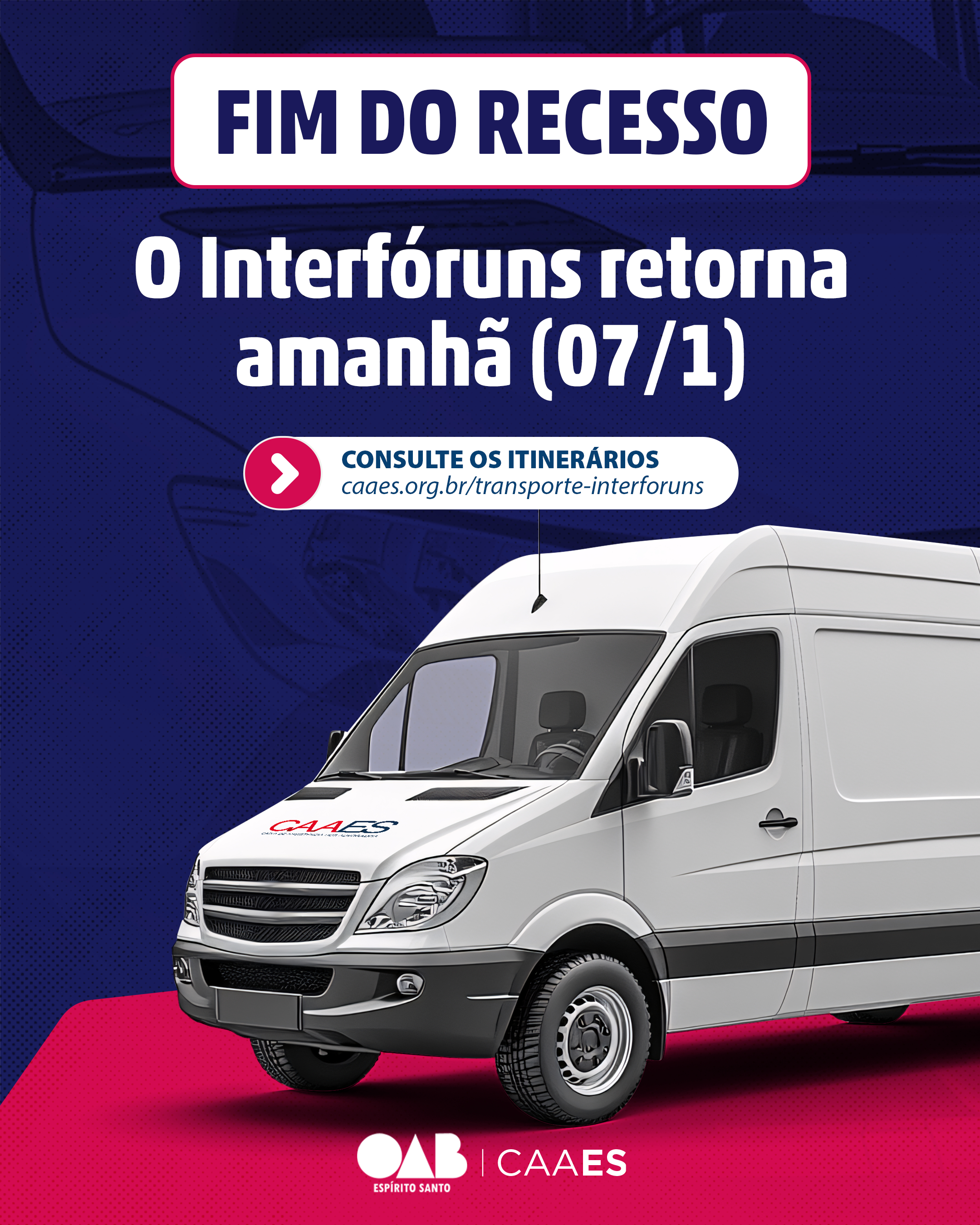 Fim do recesso: Interfóruns retorna nesta quarta-feira (7/1)