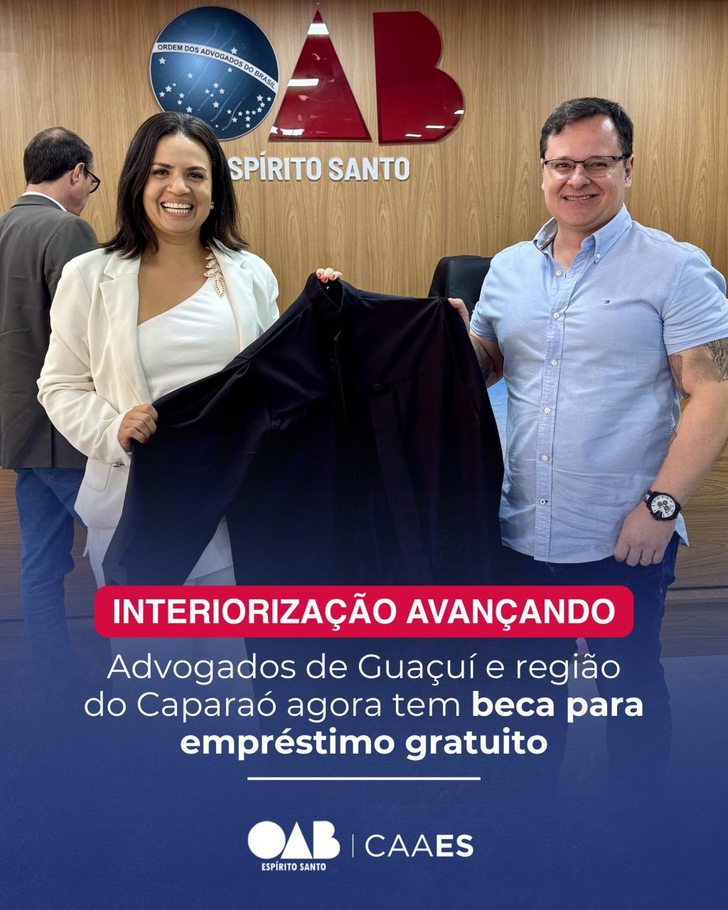 CAAES disponibiliza beca gratuita para advocacia de Guaçuí