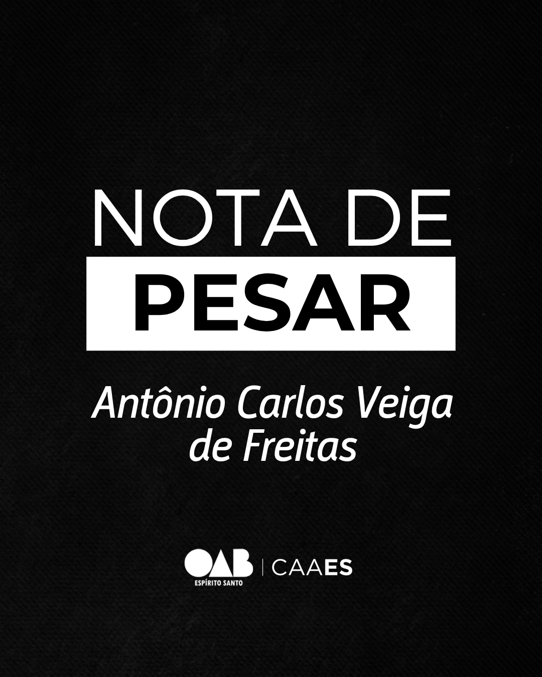Nota de Pesar