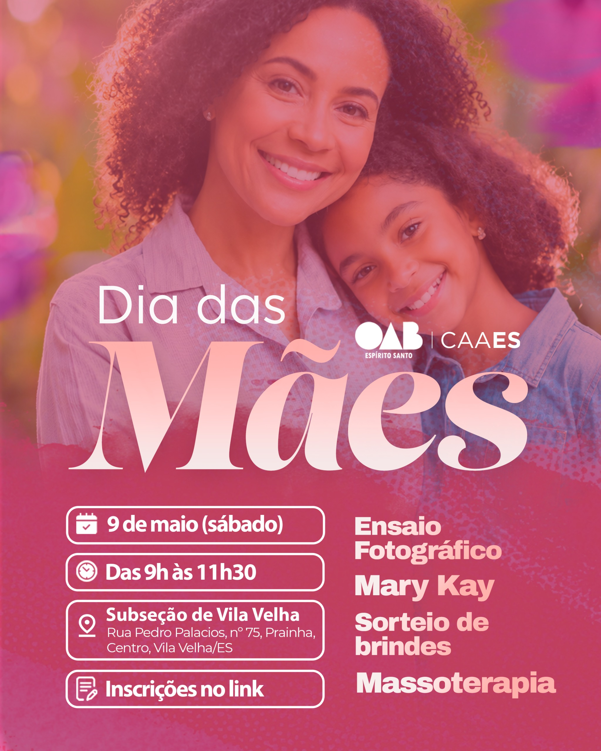 CAAES promove manhã especial de Dia das Mães para a advocacia capixaba em Vila Velha