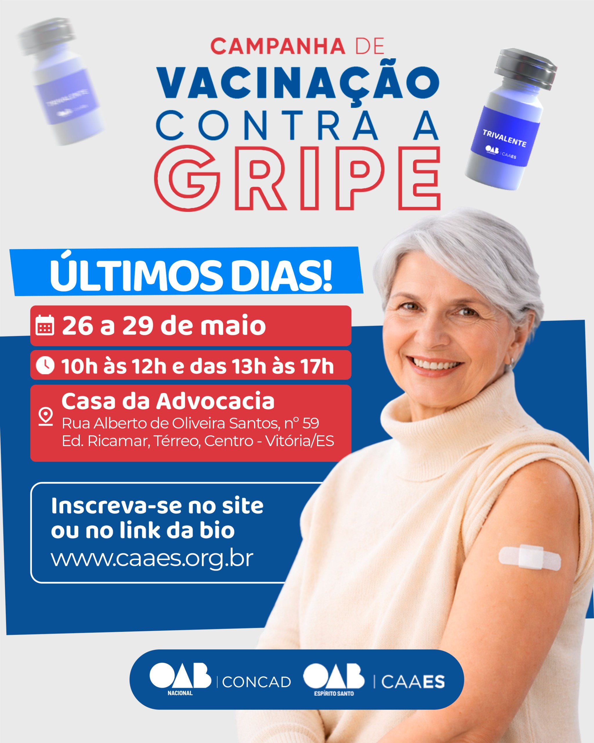 Últimos dias da vacinação contra a gripe na CAAES