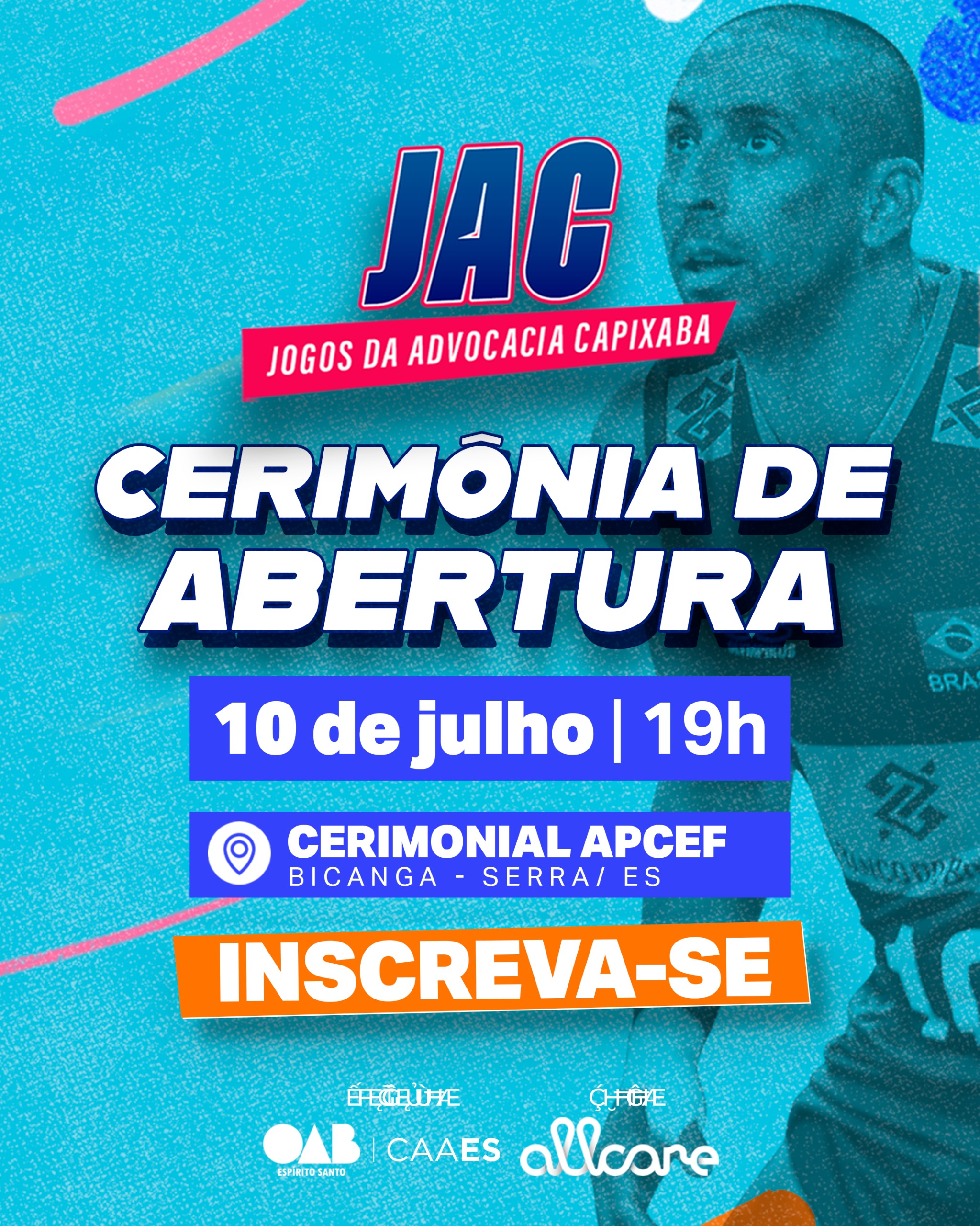 Inscrições abertas para a cerimônia de abertura do JAC 2026