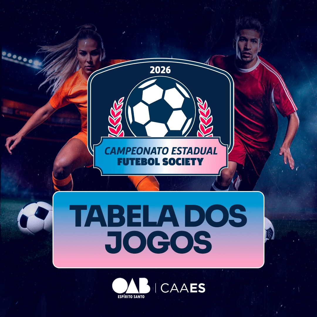 Campeonato Estadual de Futebol Society 2026: confira a tabela oficial dos jogos