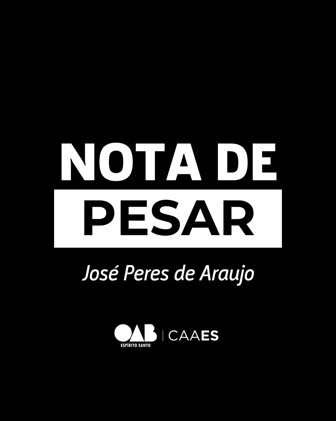 Nota de pesar