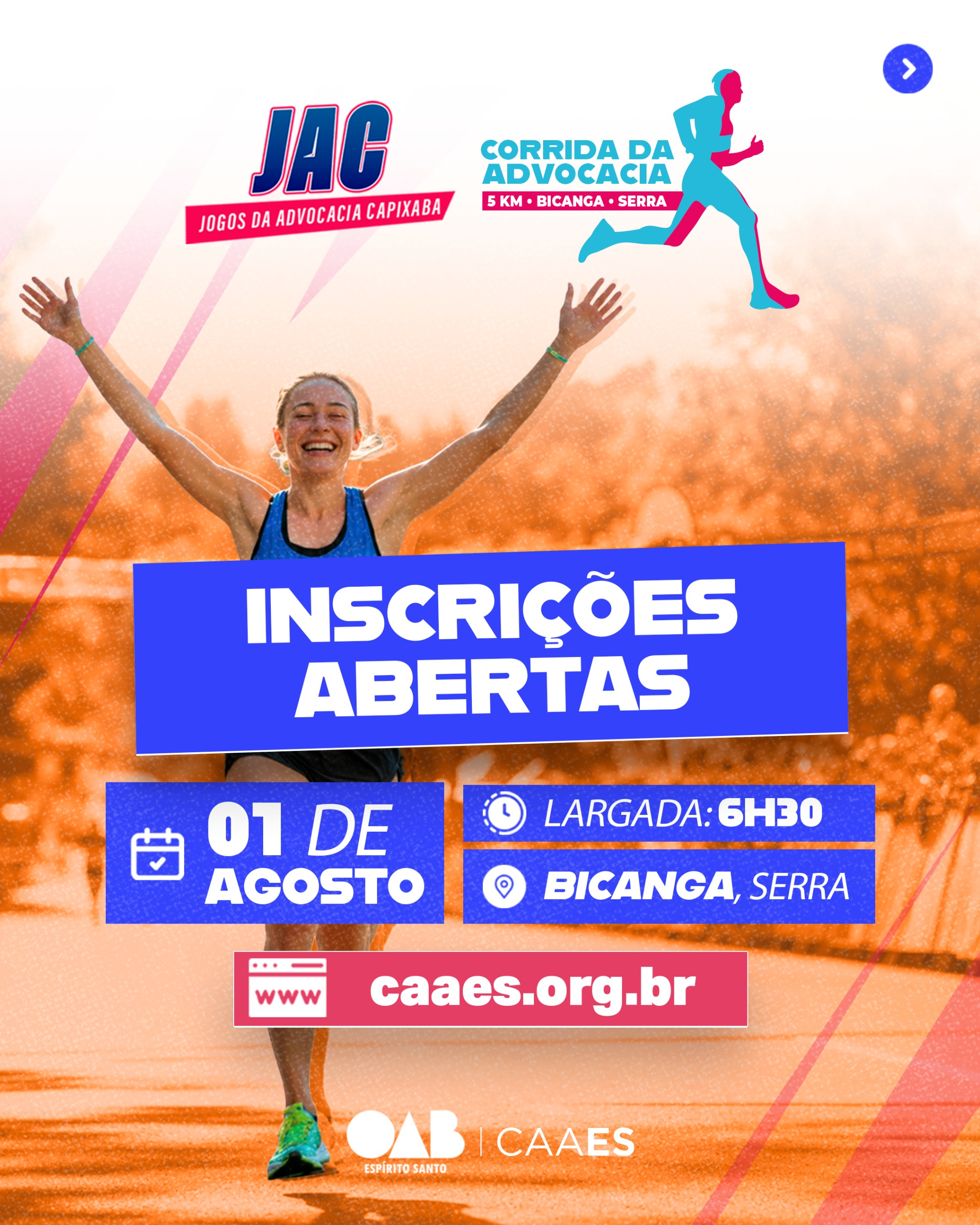 Inscrições abertas para a primeira Corrida da Advocacia