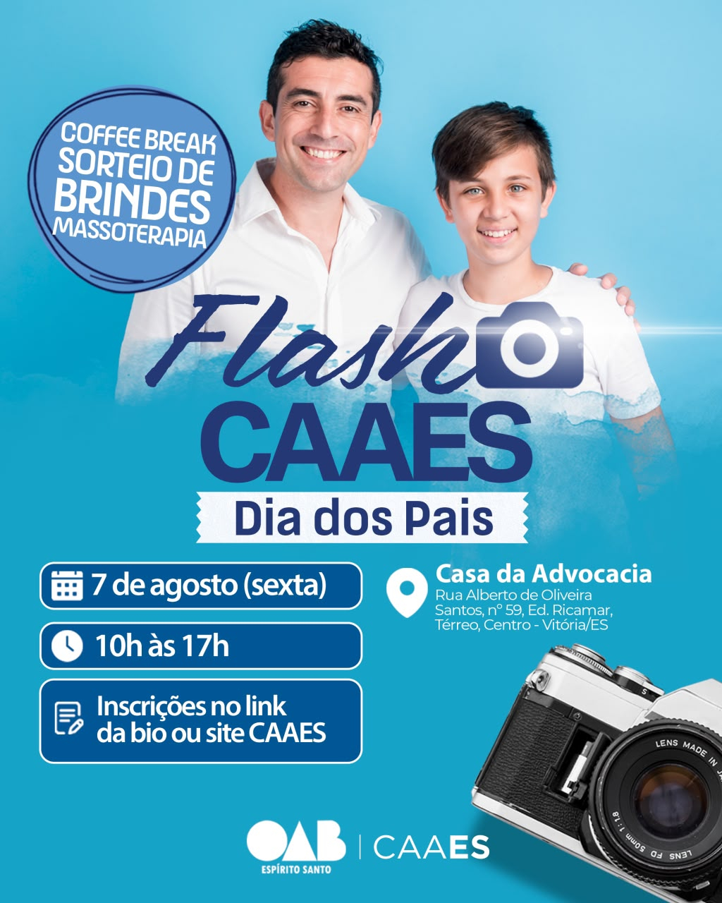 CAAES promove ação especial de Dia dos Pais para a advocacia