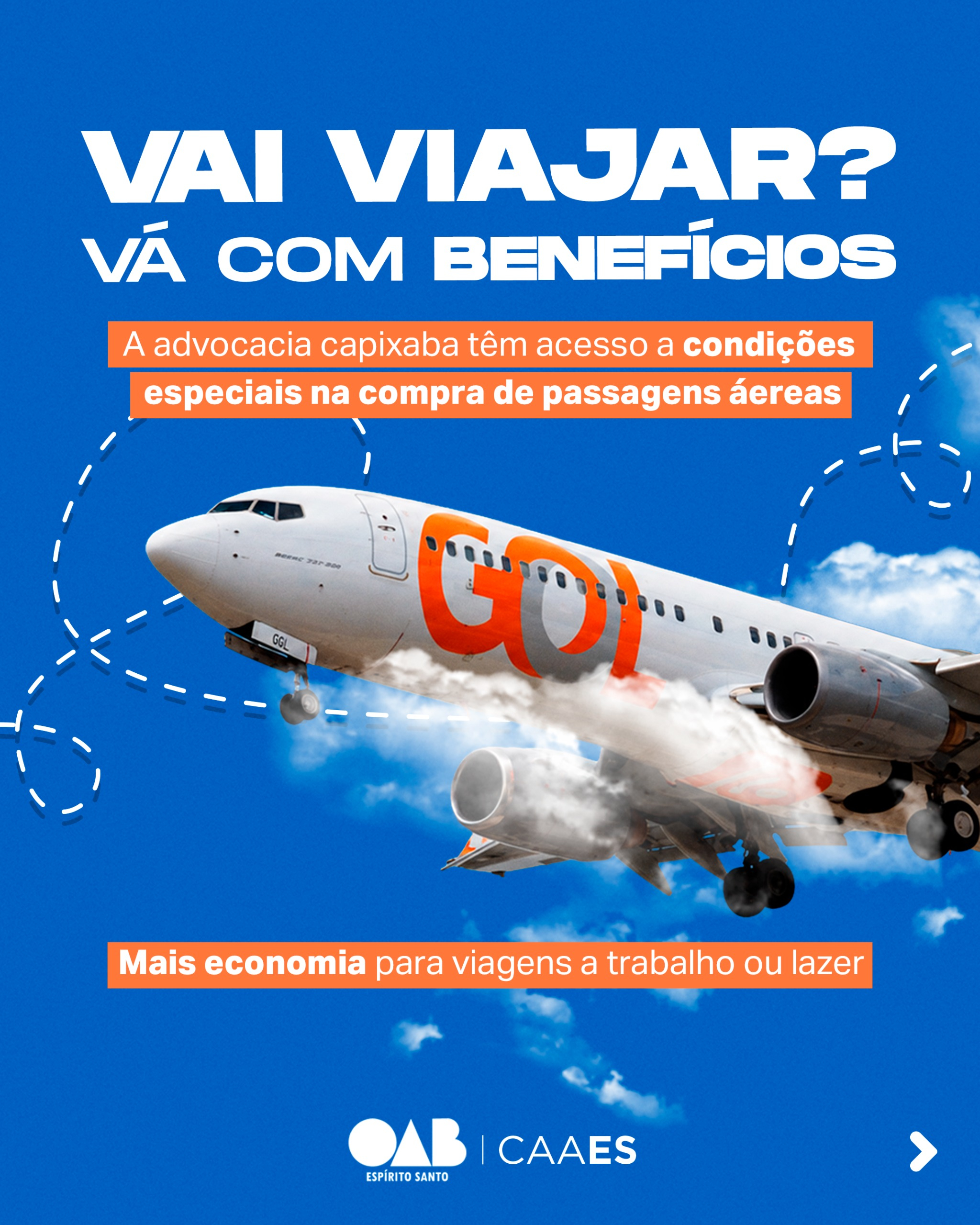 Advocacia passa a contar com condições especiais na compra de passagens aéreas da GOL